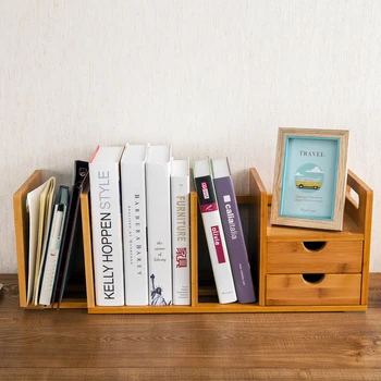 

Solid wood telescopic shelf tabletop stratified storage rack dormitory artifact desk sundry storage rack