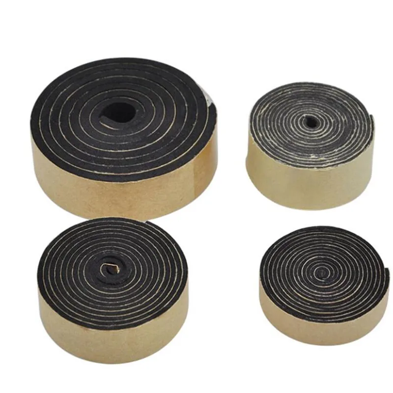 

Free Shipping 5 M EVA Black Sponge Foam Tape Window Vent Strong Adhesion Anti-collision Adhesive Seal Size 3 mm*30 mm