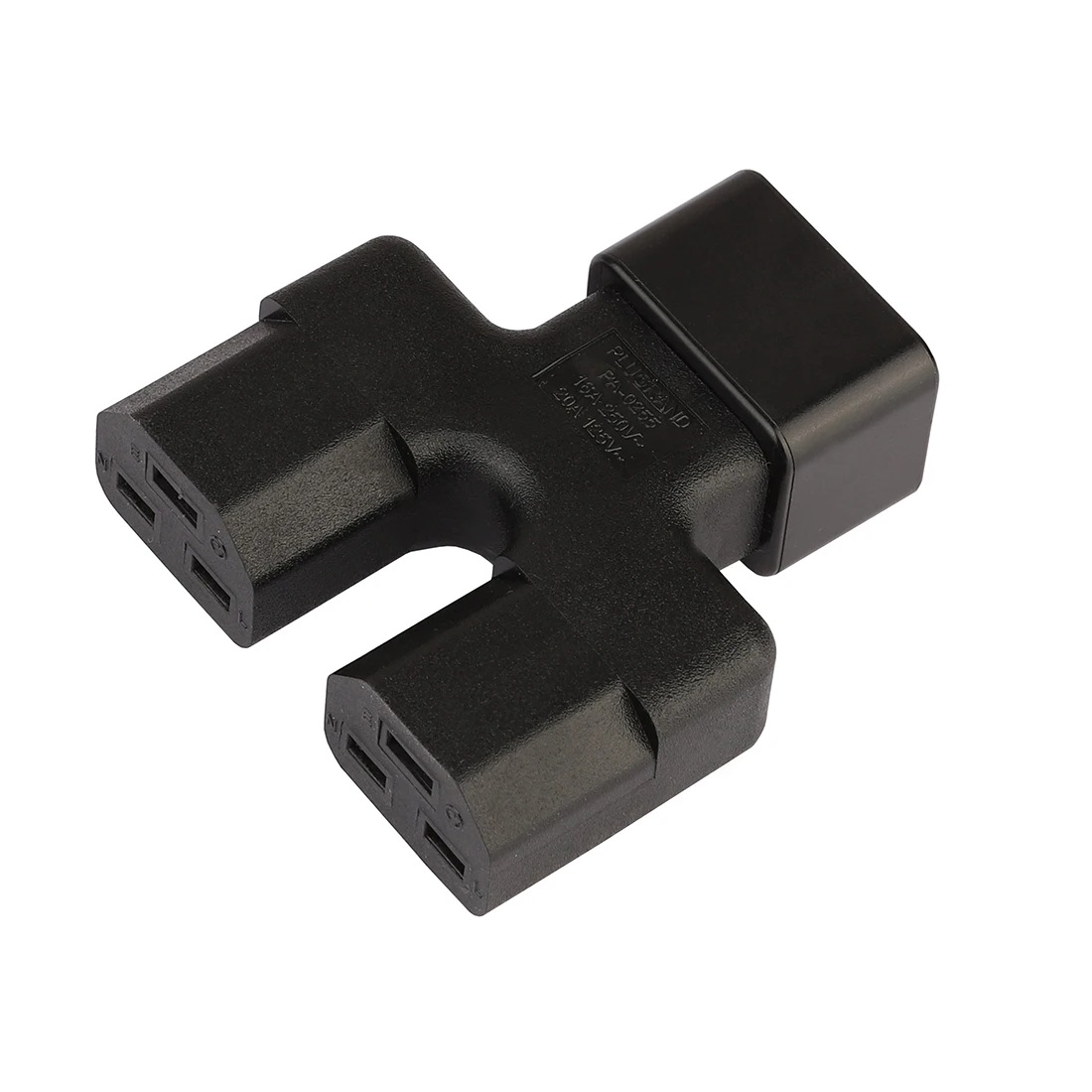 JORINDO C20 до C21, IEC 320 C20 штекер двойной 2* C21 Женский адаптер питания, 16A 250 в устройство бесперебойного питания с распределителем питания адаптер питания, C20 до C21 адаптер питания