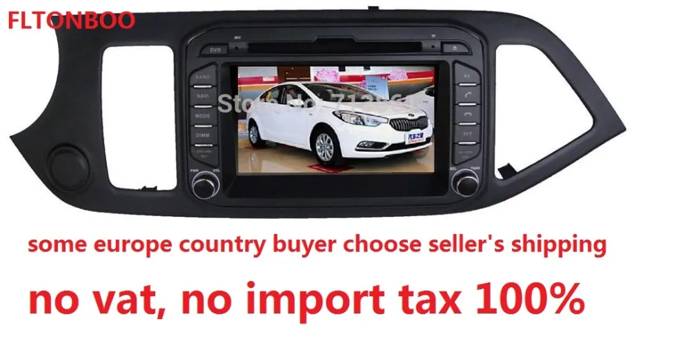 7 ''для KIA PICANTO MORNING автомобильный dvd-плеер gps-навигация BT TV IPOD радио wince 6 0