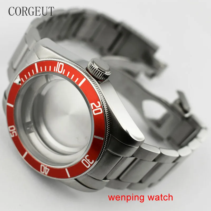 41 мм корпус из нержавеющей стали corguet sapphire fit eta 2836 miyota 8215 8205 для часов с