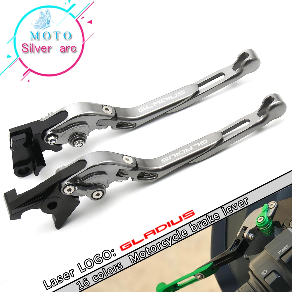 

For SUZUKI SFV650 GLADIUS SFV 650 2009 - 2015 2014 2013 2012 12011 2010 CNC Folding Extendable Short Clutch Brake Levers
