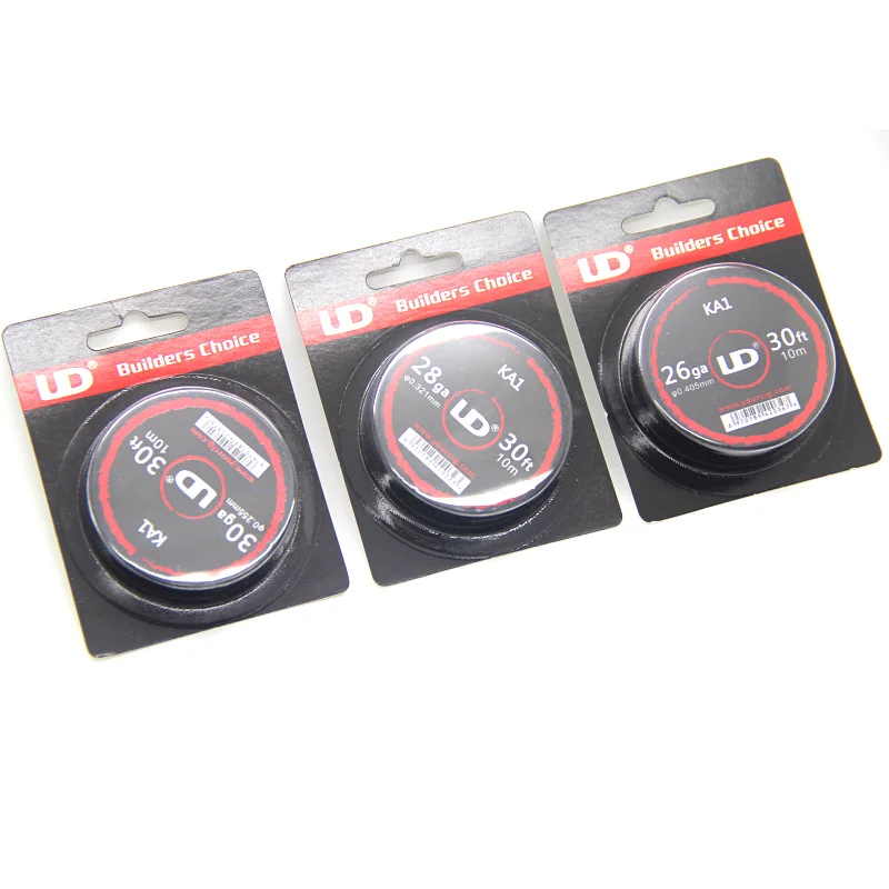 UD KA1 сопротивление провода 26/28/30 AWG Калибровочные нагревательные RDA RTA DIY катушка