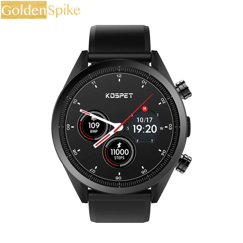 Kospet надеюсь Android7.1 Smartwatch 3 ГБ + 32 двойной 4G 1 39 &quotAMOLED WI-FI/gps/8.0MP Sim IP67