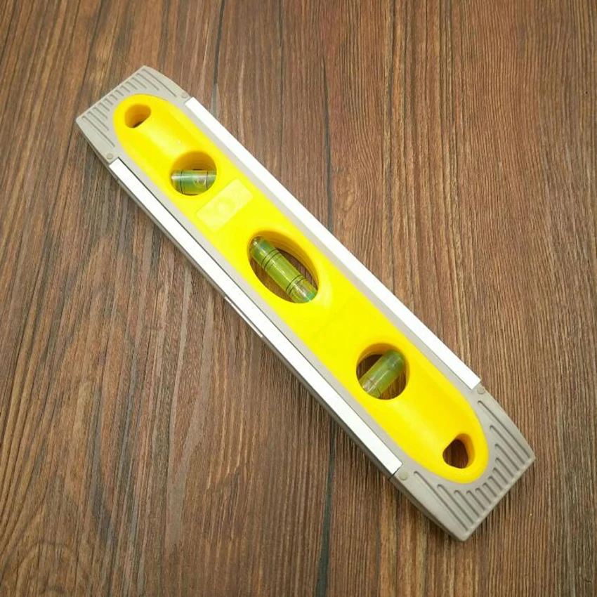 

Spirit Level Bubble Ruler Magnetic 3 Level Bubble Vertical/Horizontal/45 Degree Level Measuring Instruments