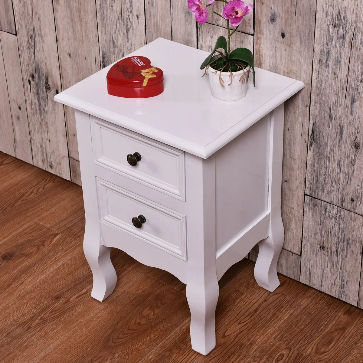 Giantex White Curved Legs Accent Side End Table Modern Nigh stand Bedroom Furniture with Drawers Nightstand HW54090 Giantex White Curved Legs Accent Side End Table Modern Nigh stand Bedroom Furniture with Drawers Nightstand HW54090