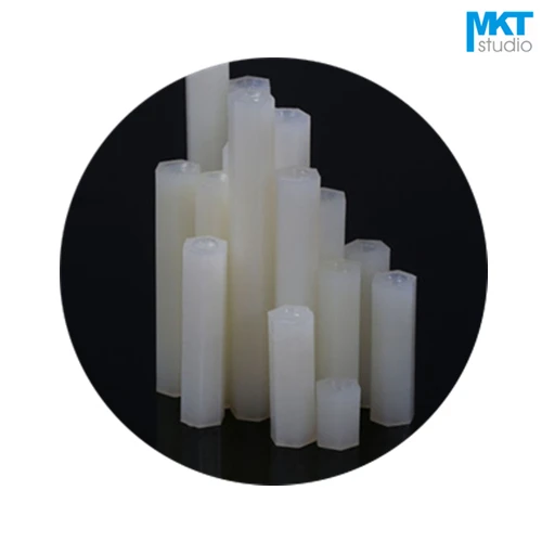 

100Pcs M3*11/12/13/14/15mm Female Nylon Internal Screws Through Hole Pillars Nuts