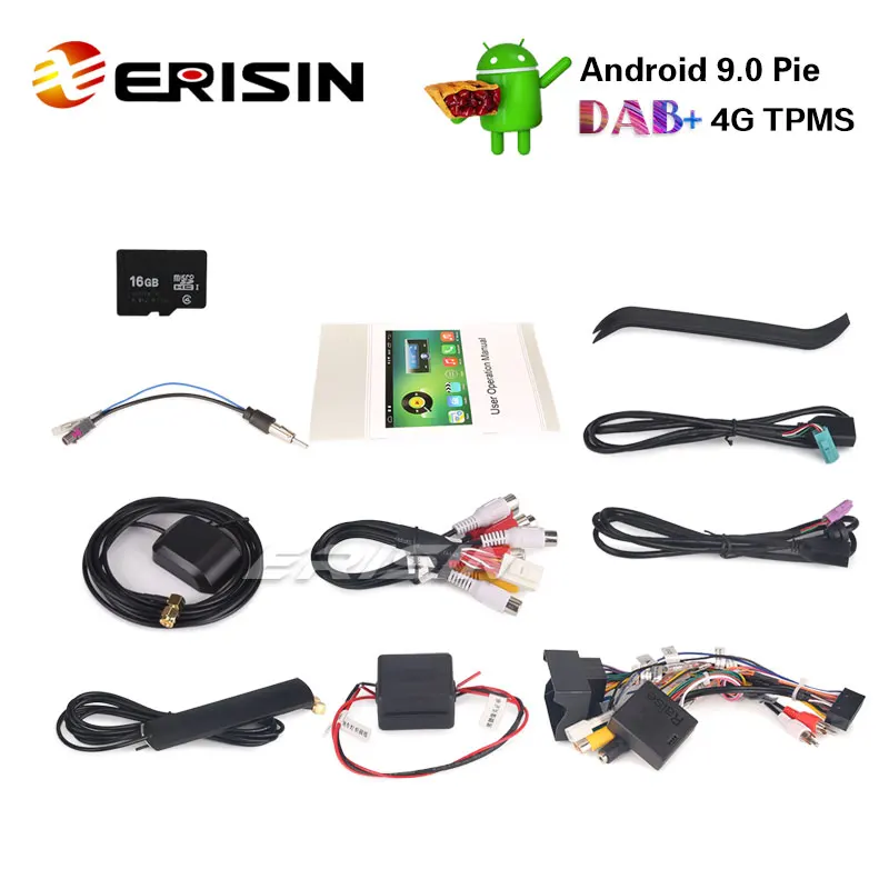 Discount Erisin ES3515V 8" Car DVD Player Android 9.0 Car Radio DAB+ 4G GPS for VW Passat Seat Skoda 4