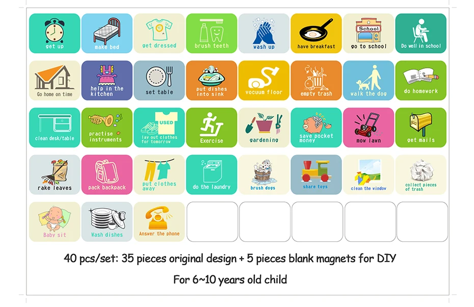 Wall Sticker Kids Weekly Planner To-Do List_08