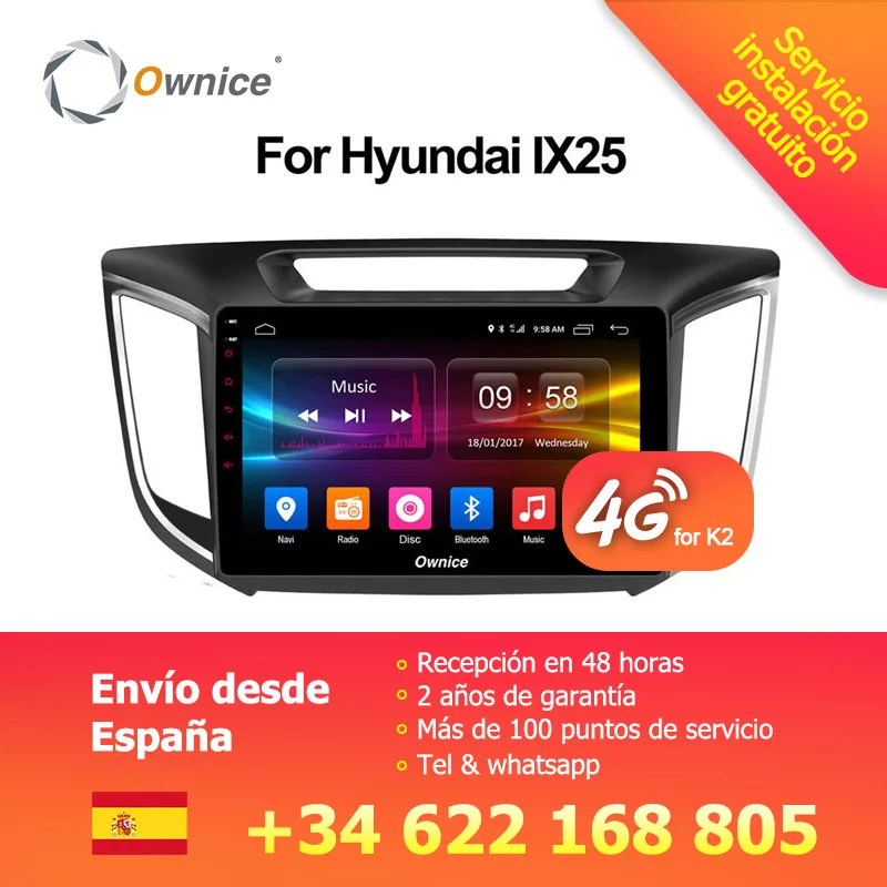 

Ownice K1 K2 K3 Eight Core Android 9.0 Car radio 2 din DVD player GPS for Hyundai iX35 Tucson 2 3 2010 - 2015 /2018 automagnitol