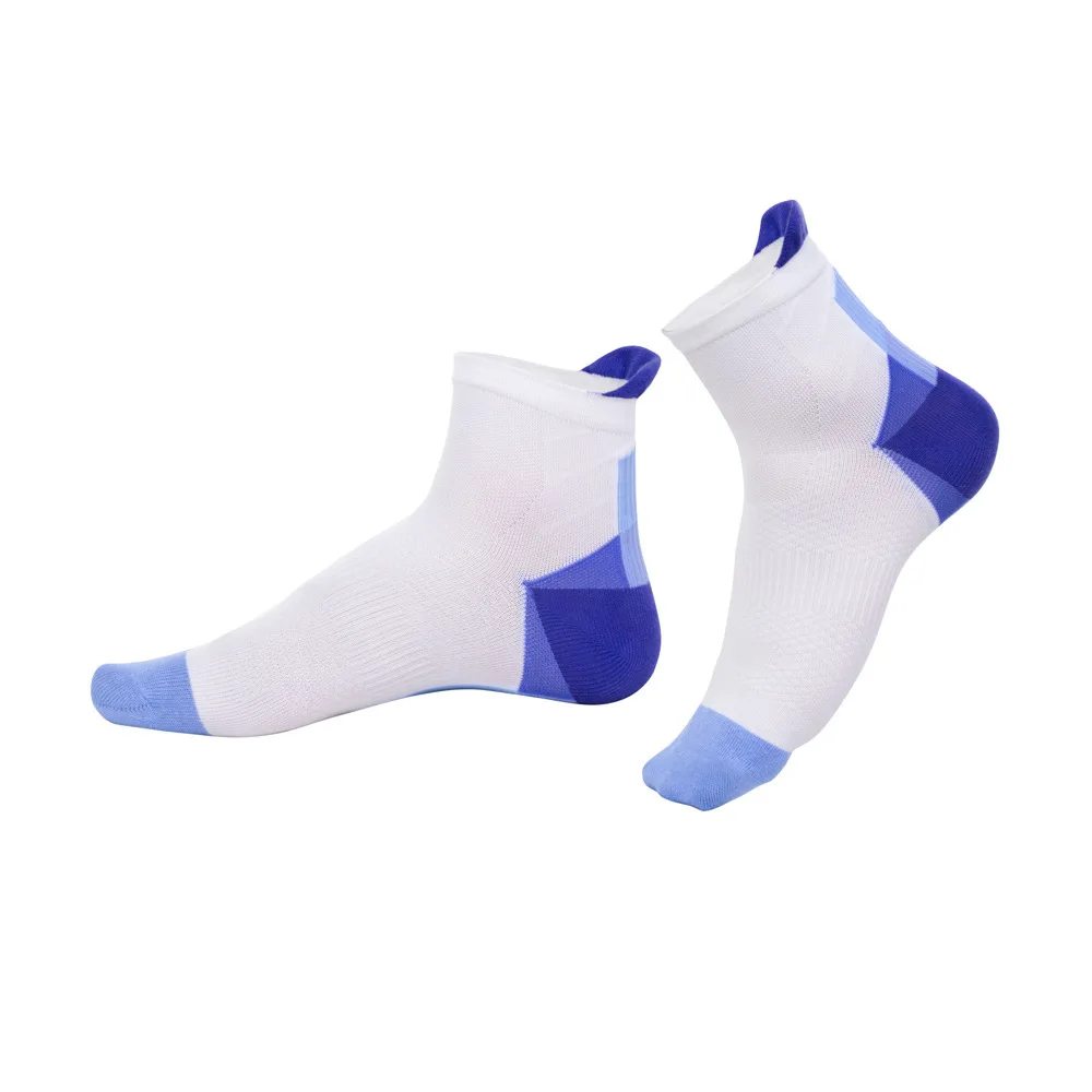 Bai Lan Short Compression Socks Women Men Running Outdoor Sports Hiking Cycling Foot Plantar Fascia Pressure Profession Socks Nylon - Цвет: Bai Lan