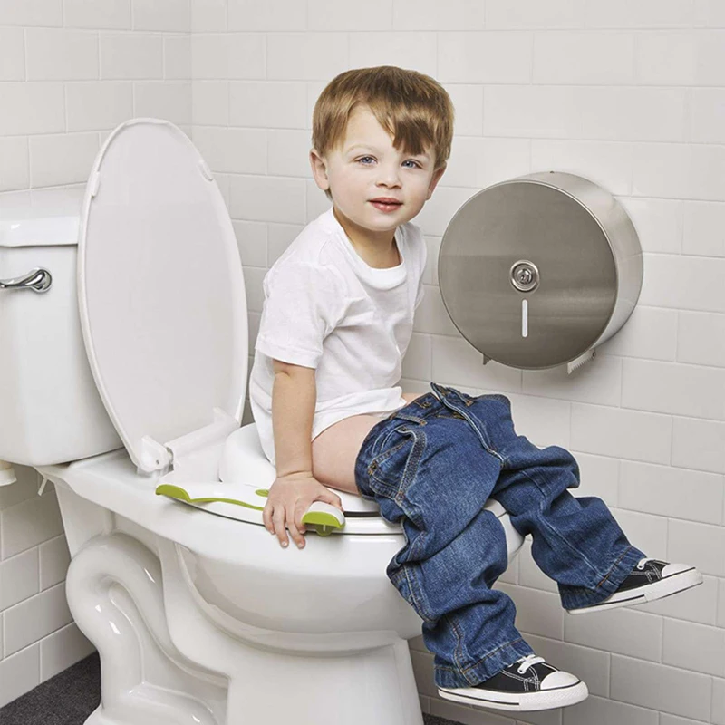New 2 in 1 Portable Training Toilet Seat Kids Multifunctional Foldable Travel Potty Rings for Baby Infant Toddle 2