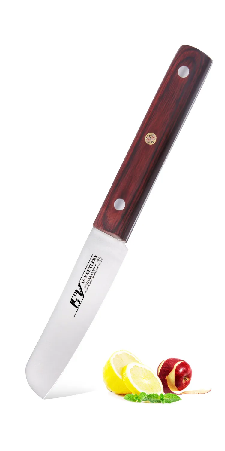 15V Paring Knife German High Carbon Stainless Steel Fruit Pelling