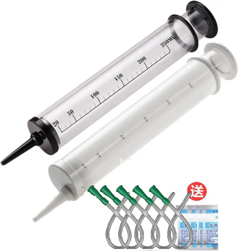 250ml Large plastic enema syringe washing court anal cleaning syringe