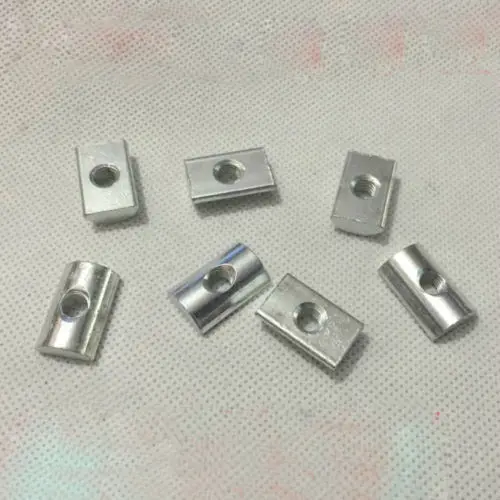 M6 For 40 Series T Slot Half Round Nut Flat Head Rectangle Aluminium Profile 20pcsin Nuts from