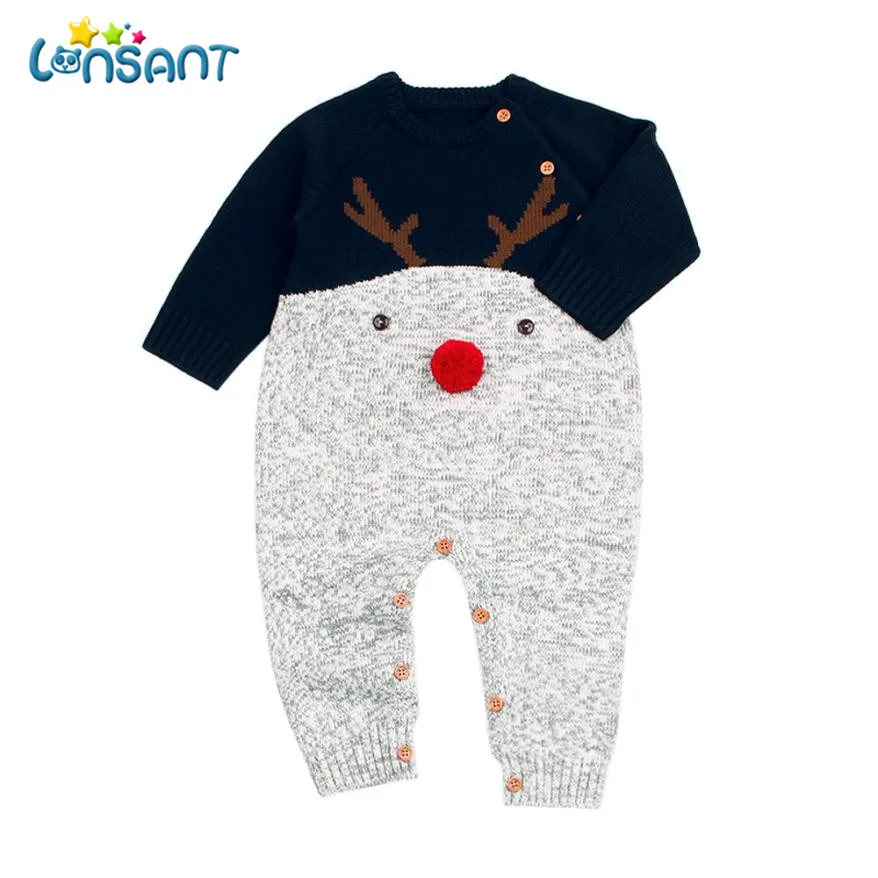 

LONSANT Jumpsuit Baby Clothes Long Sleeve Cartoon Baby Clothing Winter Rompers Unisex Pasgeboren Baby Kleding Dropshipping De5