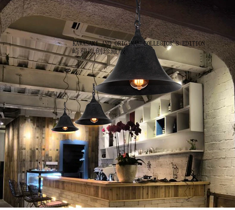 Nordic American rural vintage style metal single droplight