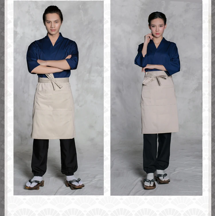 2018 Бесплатная доставка суши работа официанта одежда японский куртка шеф-повара ресторана Одежда высшего качества портье отеля кимоно