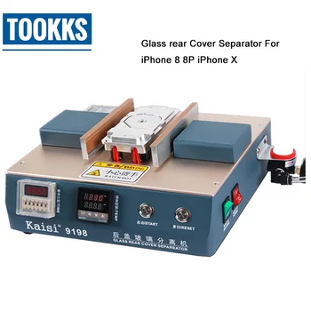 

Mobile Phone Glass Rear Cover Separator Machine For iPhone X 8G 8P Crack Back Glass Remover Machine With 3 pcs Mould