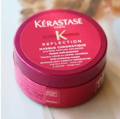 Kerastase пленка для волос 75 мл чистый цианин/активация/tenacity repair/tenacity revitalization/грубые волосы/ромашки - Цвет: Красный