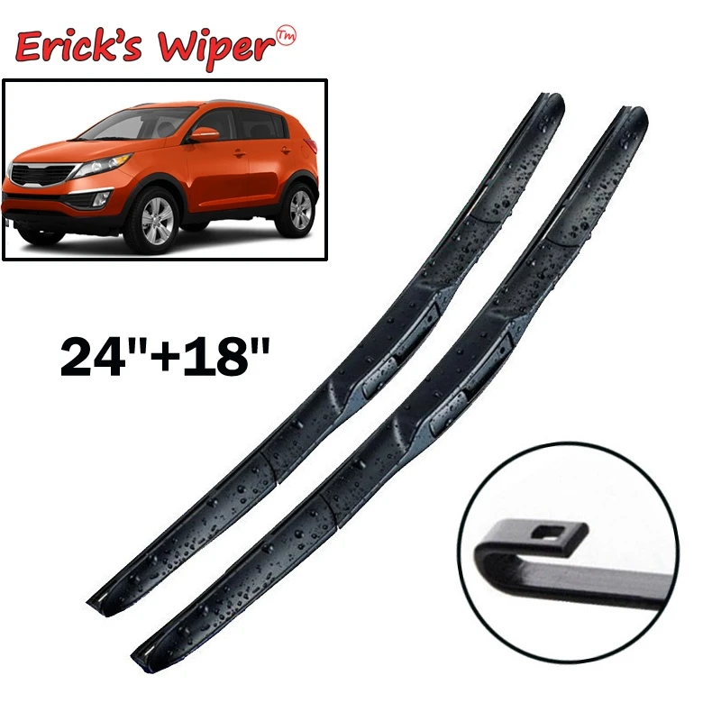 Erick's Wiper Lhd Front Hybrid Wiper Blades For Kia Sportage Sl 2010