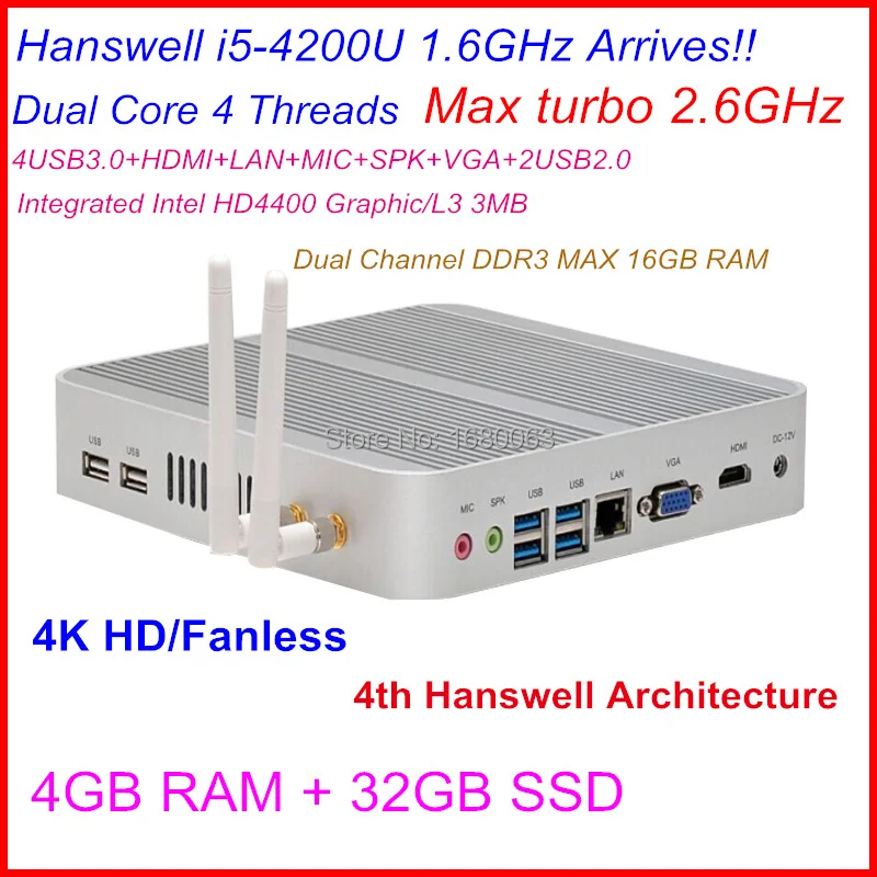 Lowest Price New High Grade Powerful Mini Itx PC Intel NUC Mini Computer Core i5 CPU 4G RAM 32G SSDstorage 300M wifi 4K ultra HD Lowest Price New High Grade Powerful Mini Itx PC Intel NUC Mini Computer Core i5 CPU 4G RAM 32G SSDstorage 300M wifi 4K ultra HD
