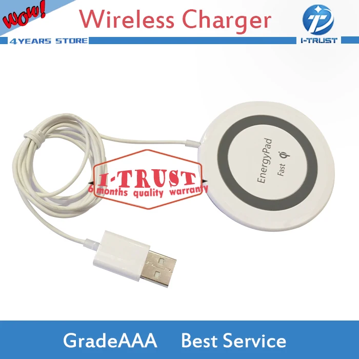 

Wireless Charger for iPhone 8/X Fast Wireless Charging for Samsung S8/S8+/S7 Edge Nexus5 Lumia 820 USB Charger Pad