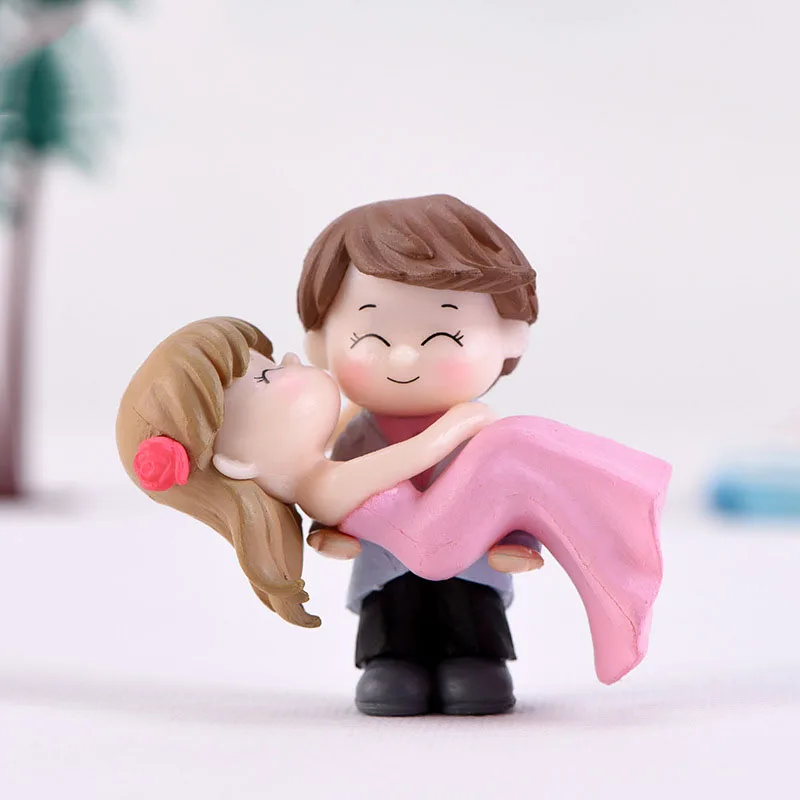 1 компл. Kiss Sweety Lovers парные фигурки сказочные миниатюры Garden гном мох подарок на