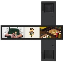 28 дюймов 702,6 мм* 168,1 мм Android смарт-дисплей для киоска, рекламы(четырехъядерный, Android5.1, 1 ГБ ddr3, 8 Гб nand, wifi, RJ45, USB