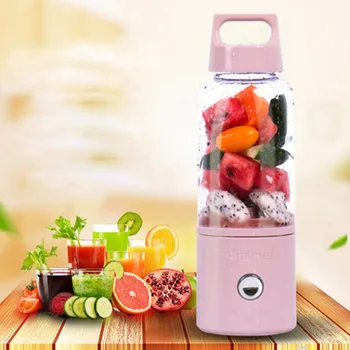 

Multipurpose USB Charging Portable Blender 6 Blades Juicer Extractor Mode Small Household Low Noise Food Sharp Cut Mixer #287470