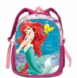 Новая маленькая Русалочка Ариэль Рюкзак принцесса детская школьная сумка Сказочный школьный рюкзак для подростков девочек mochila Bolsa