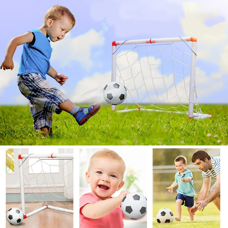 2019 большой Размеры Портативный складной детей Футбол чистая двери спортивные игрушки набор футбольные ворота надувной игрушки для детей