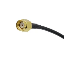 CHIPAL 100 шт. 1 м RG174 RP-SMA чистый куппер беспроводной Удлинительный кабель Wi-Fi LAN маршрутизатор Антенна Мужской и Женский удлинитель провода