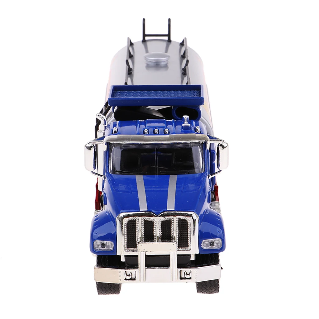Alloy 1:50 Scale Oil Transport Car Oil Carrier Tank Truck Model Diecast Vehicle Children's Toy Car Gift