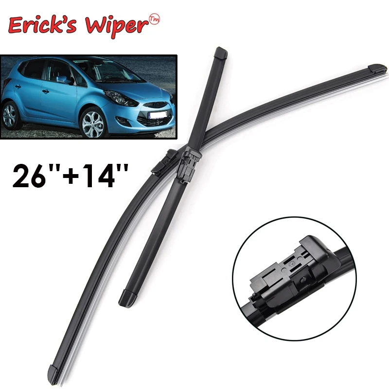 

Erick's Wiper LHD Front Wiper Blades For Hyundai IX20 2010 - 2017 2016 2015 2014 Windshield Windscreen Front Window 26"+14"