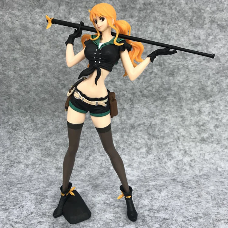 One Piece anime PVC Action Figure about 23cm Nami Kits Collection Model