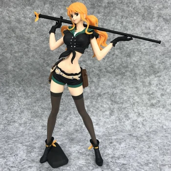 

One Piece anime PVC Action Figure about 23cm Nami Kits Collection Model Toy birthday gift w1788