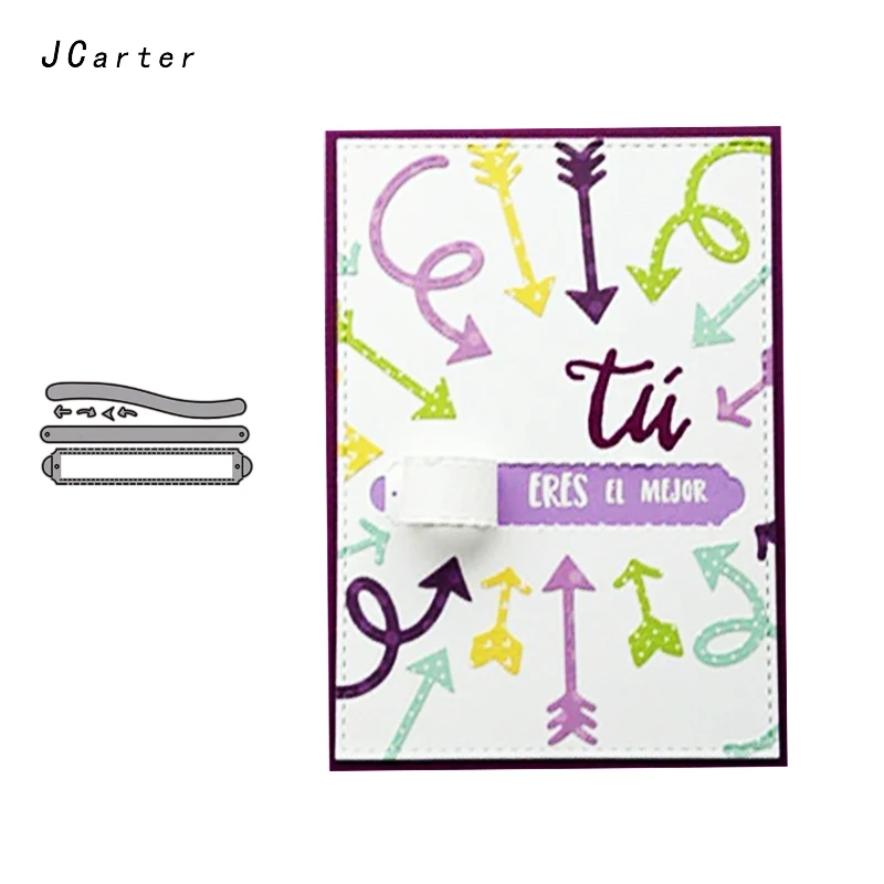

JC Label Tag Metal Cutting Dies Scrapbooking Craft Cut Die Stencil Handmade Album Paper Card Decor Model Embossing Dies for 2019