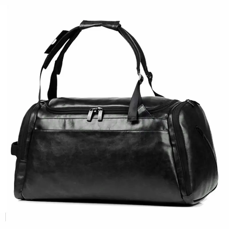 Mens Gym Bag With Compartment For Shoes Women PU Fintness Backpack Waterproof Leather Travel Duffle Bag Outdoor Shoulder Bags Mens Gym Bag With Compartment For Shoes Women PU Fintness Backpack Waterproof Leather Travel Duffle Bag Outdoor Shoulder Bags