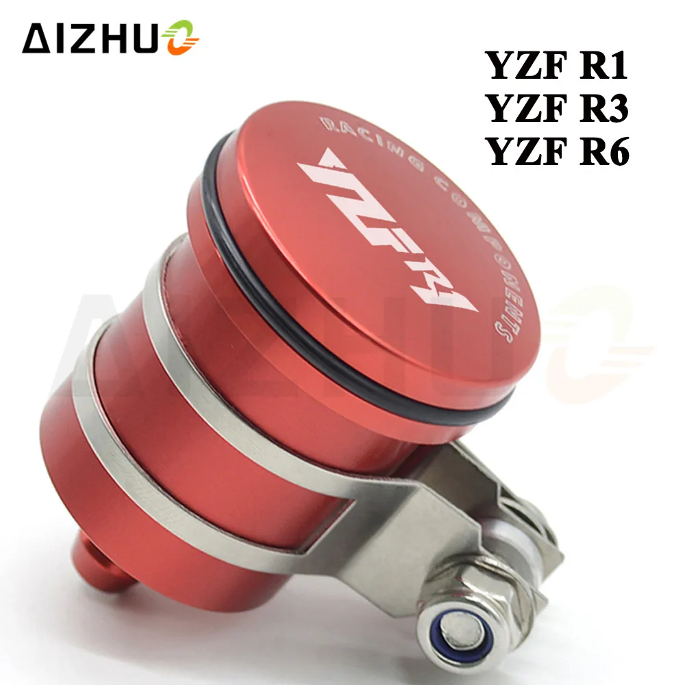 Motorcycle Oil Fluid Cup Fluid Reservoir Cup FOR YAMAHA YZF R1 1999-2003 YZF R3 2015-2017 YZF R6 2005-2016 With LOGO