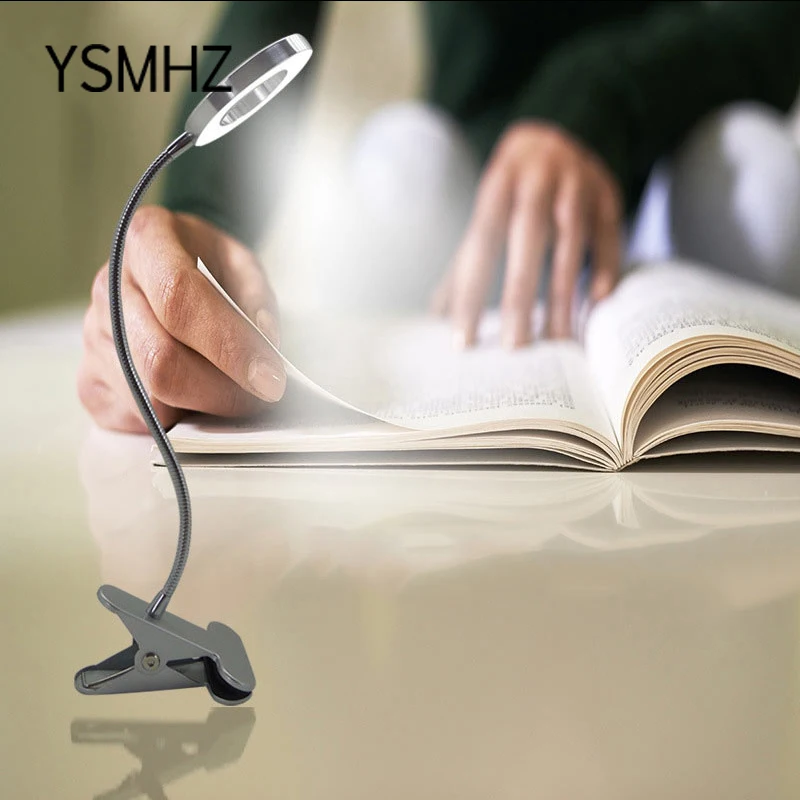 

YSMHZ LED Eyebrow Lamp Table Lamp USB Eyelash Extension Shadowless Adjustable Light Warm Light Beauty Table Lamp With Clip