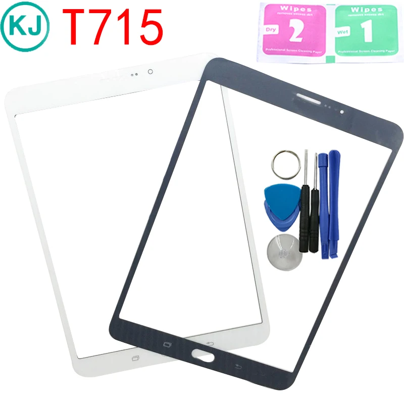 

Tablet Front Glass Touch Lens For Samsung Galaxy Tab S2 T710 T715 8.0 2015 LCD Outer Glass Lens Panel Black White Brown