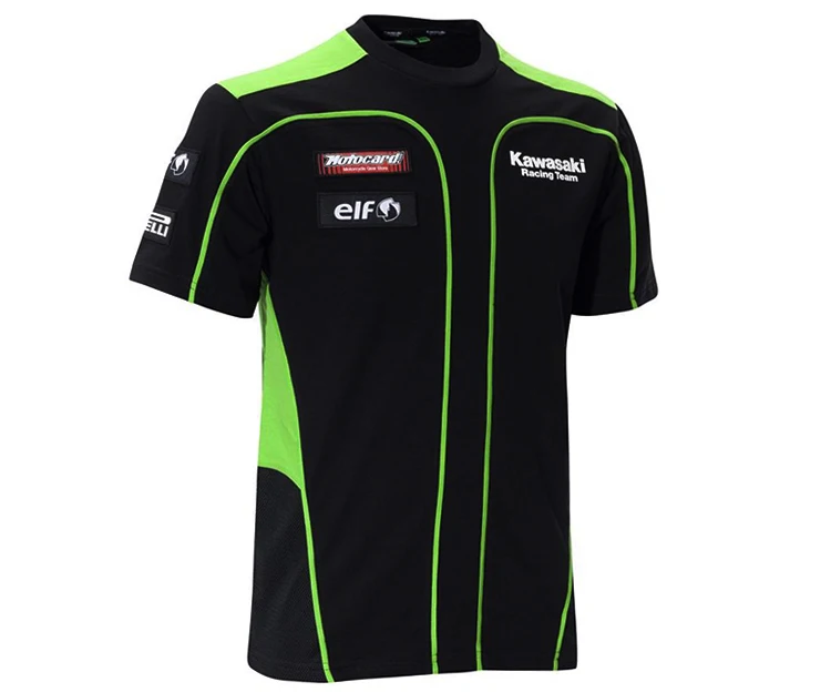 

Free shipping Offroad for KAWASAKI T-shirt Motorcycle Riding Team Racing Sports Men's Classic Comfortable breathable T shirt
