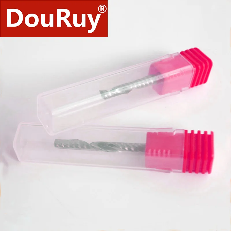 

4mm/6mm one flute spiral end mill/CNC bits best for acrylic, PVC, plastic, foam with 5A material imported from Switzerland