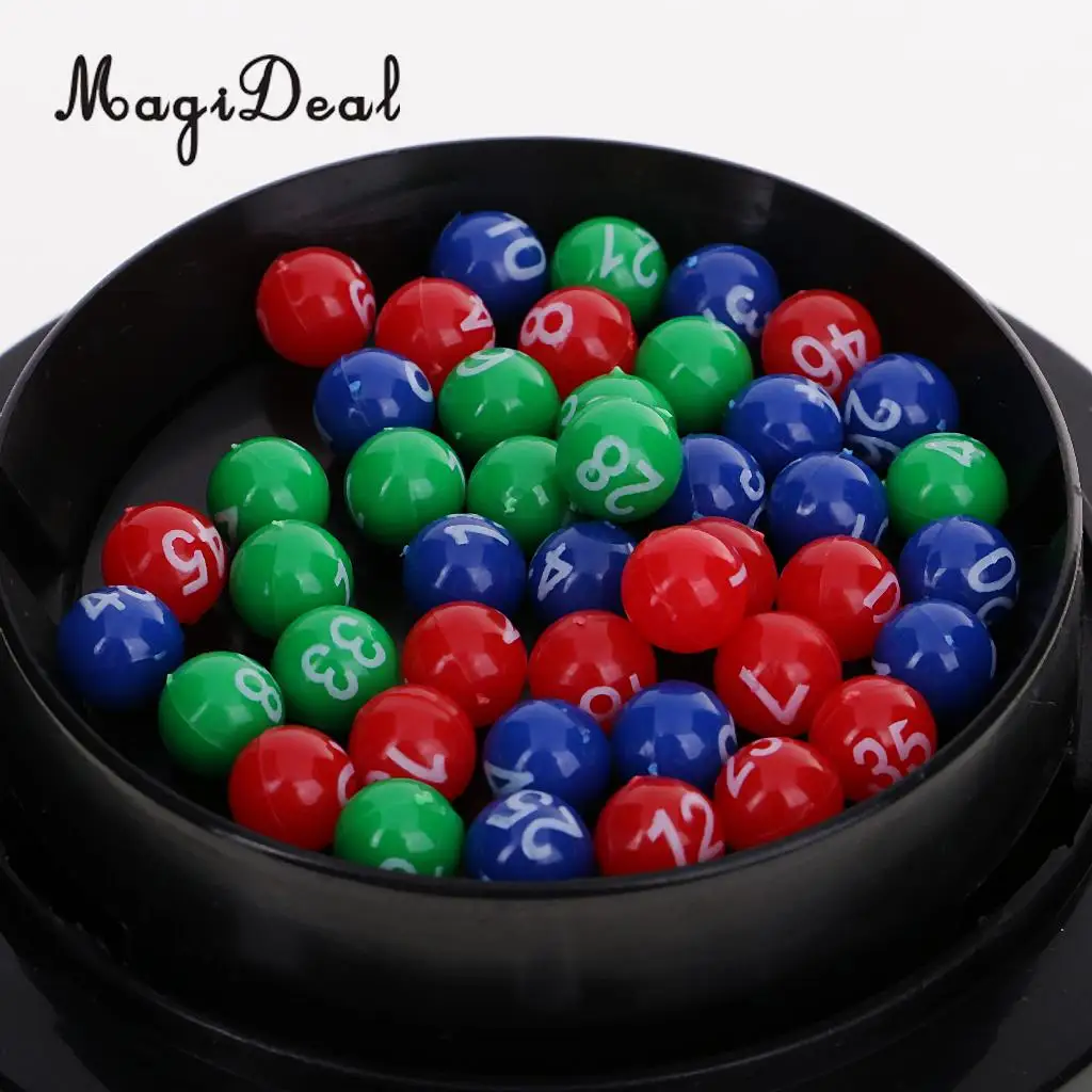 MagiDeal Mini Electric Lucky Number Picking Machine for Lottery Bingo Games Party Nightclubs Cafes Karaoke Dance Halls Gag Toy