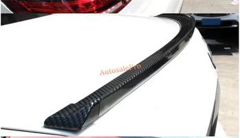 

For Audi A7 10-16 A8 06-16 Sedan DIY Carbon Fiber Style Rear Trunk Spoiler Wing Roof Lip Decoration Trim