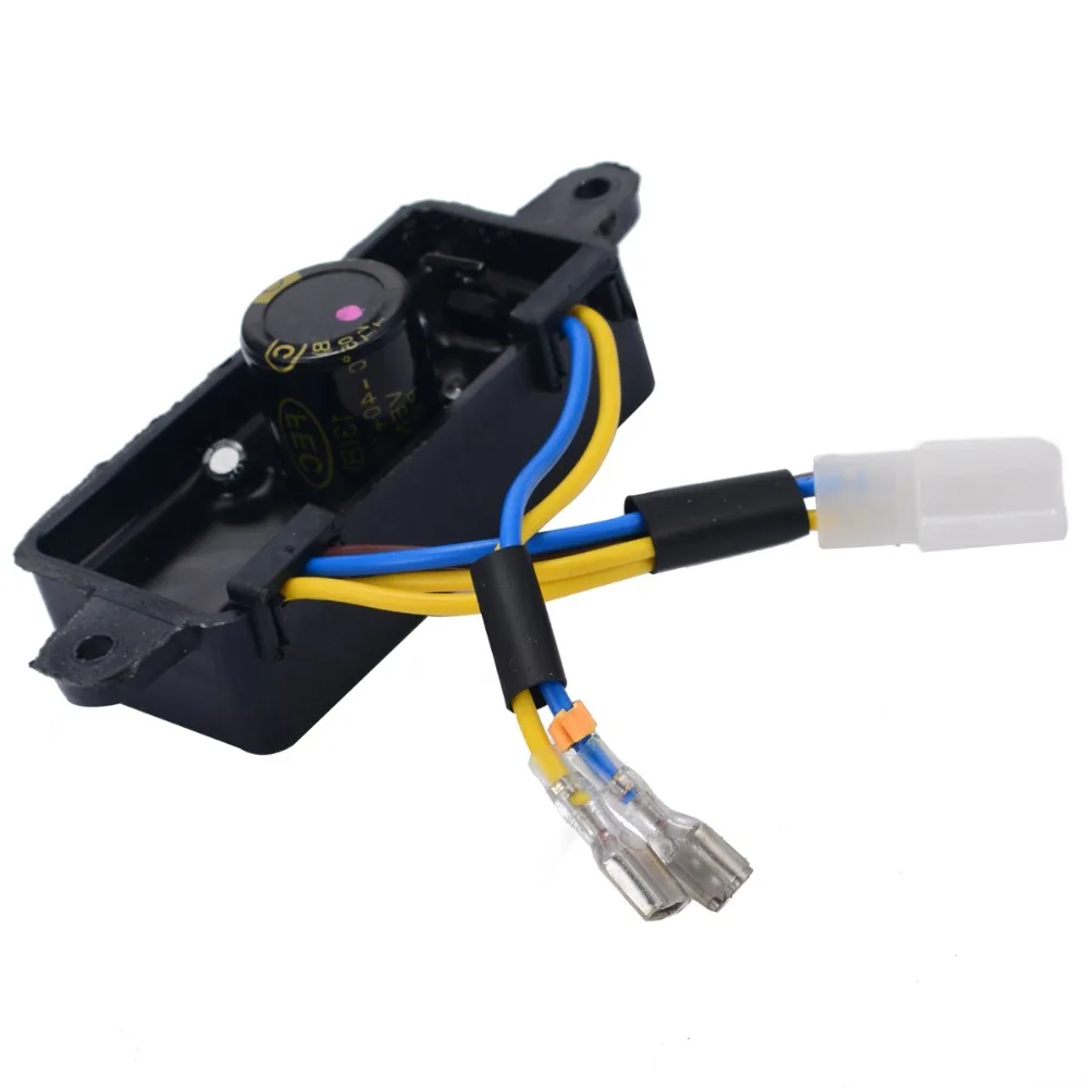 

Automatic Electric Voltage Rectifier Regulator For Single Phase 2KW-3KW Chinese Gasoline Generator Spare Parts AVR 110*38*35mm