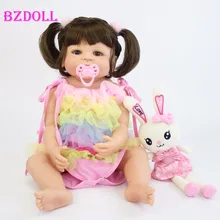55 см полностью силиконовая виниловая кукла для новорожденных, кукла Bebe Alive, реалистичные игрушки для купания, подарок на день рождения, кукла принцессы для малышей, кукла для девочек Boneca