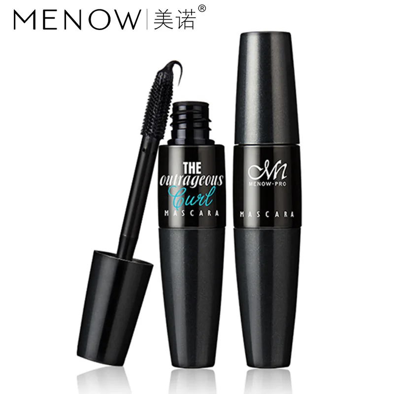 

Menow Makeup 3D Lash Thick Curling Extension Eyelash Mascara rimel Ink Gel Natural Fibers Waterproof Eyelash Cosmetics Eyes