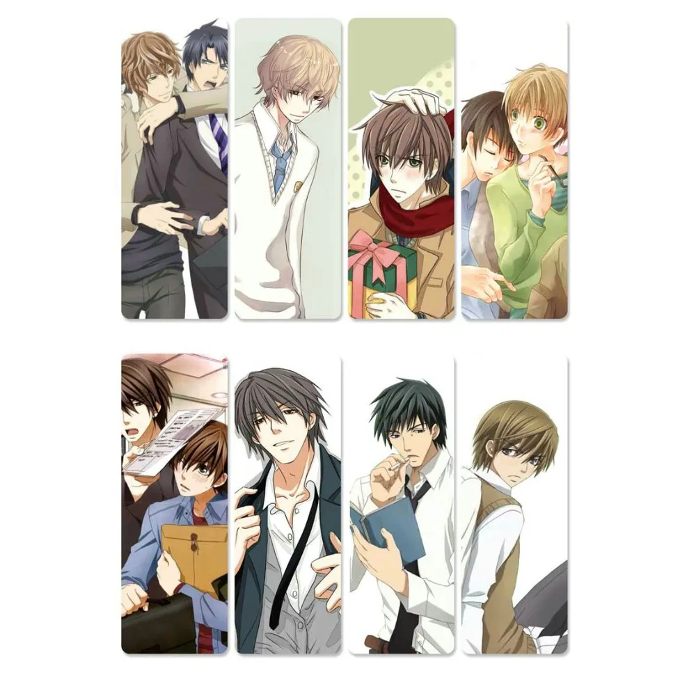 8 шт. Sekai ichi Hatsukoi аниме книга знаки водонепроницаемый прозрачный ПВХ пластиковая